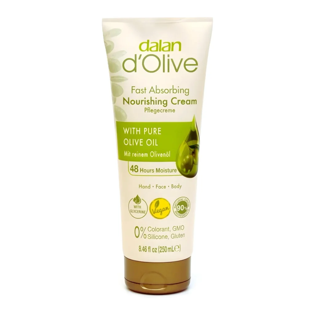 Dalan d'Olive Fast Absorbing Nourishing Cream with Pure Olive Oil 250 ml